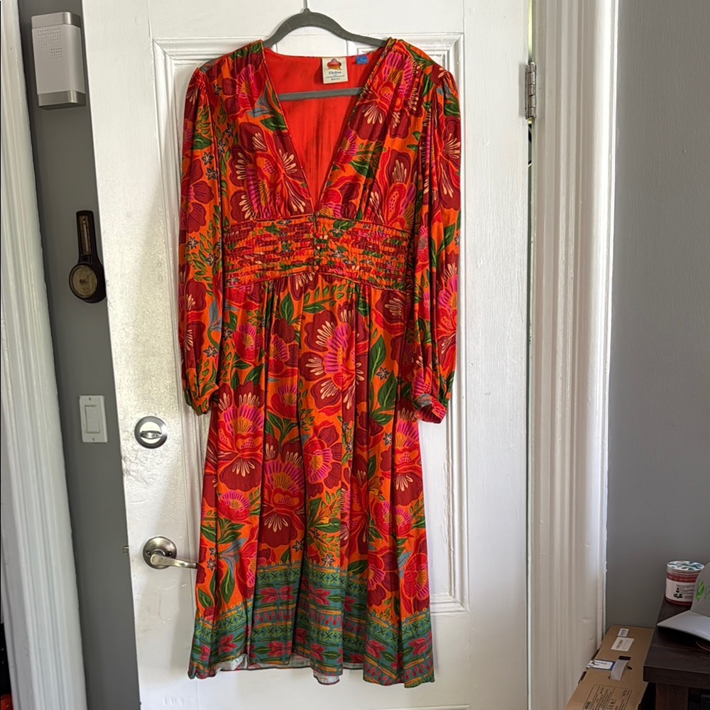 Vibrant Farm Rio Floral Dress